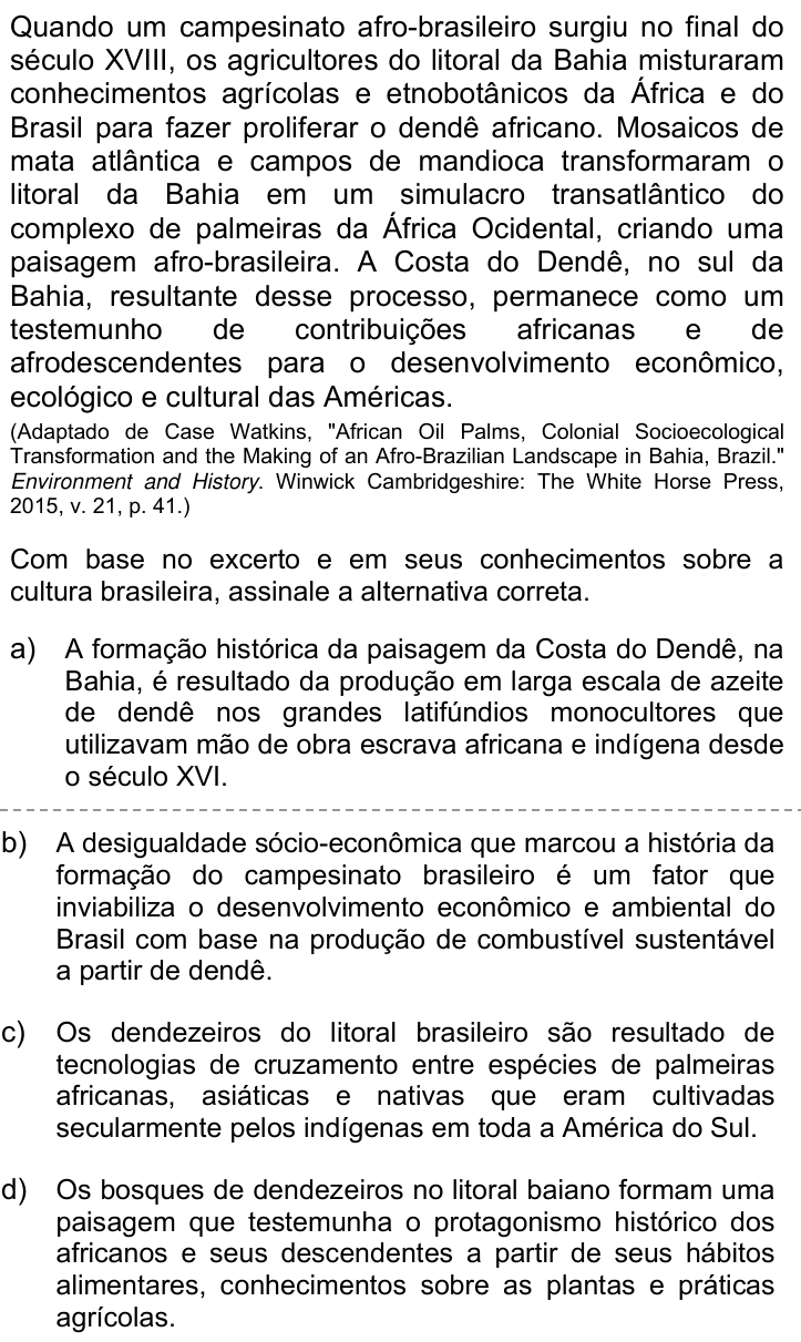 Questão 60 no caderno Q da UNICAMP 2021