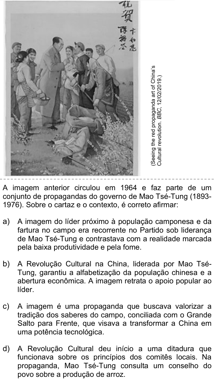 Questão 62 no caderno Q da UNICAMP 2021