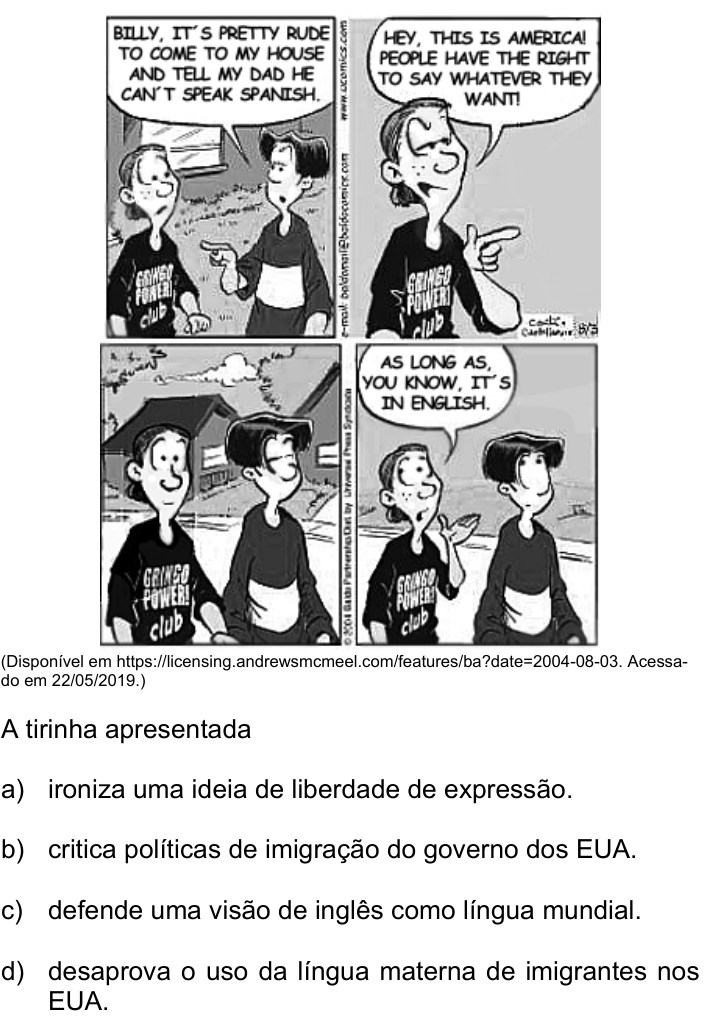 Questão 2 no caderno Q da UNICAMP 2020