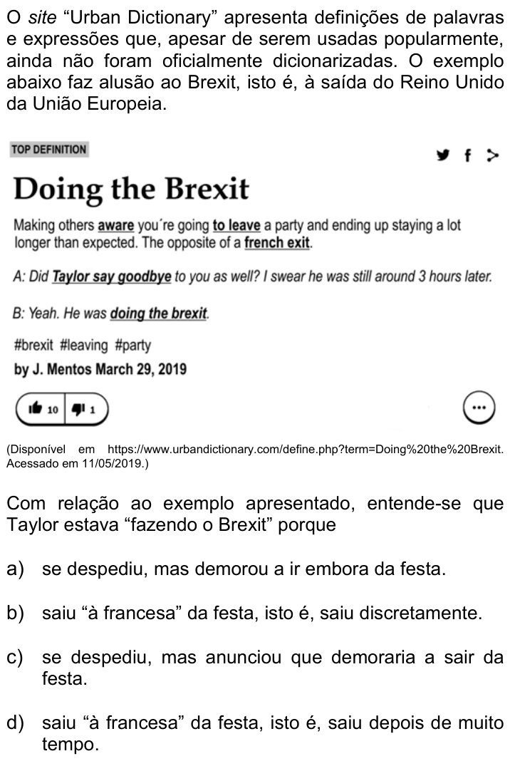 Questão 3 no caderno Q da UNICAMP 2020