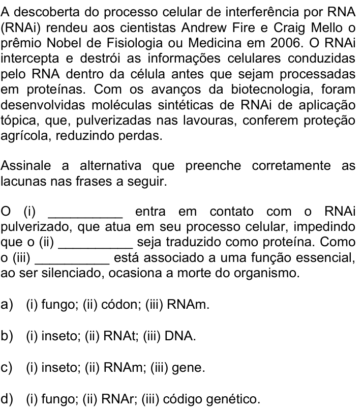 Questão 15 no caderno Q da UNICAMP 2020