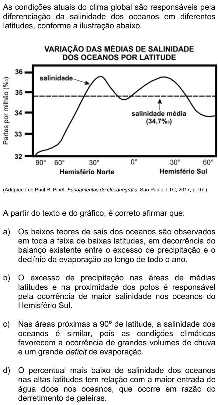 Questão 26 no caderno Q da UNICAMP 2020