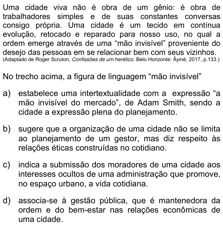 Questão 30 no caderno Q da UNICAMP 2020