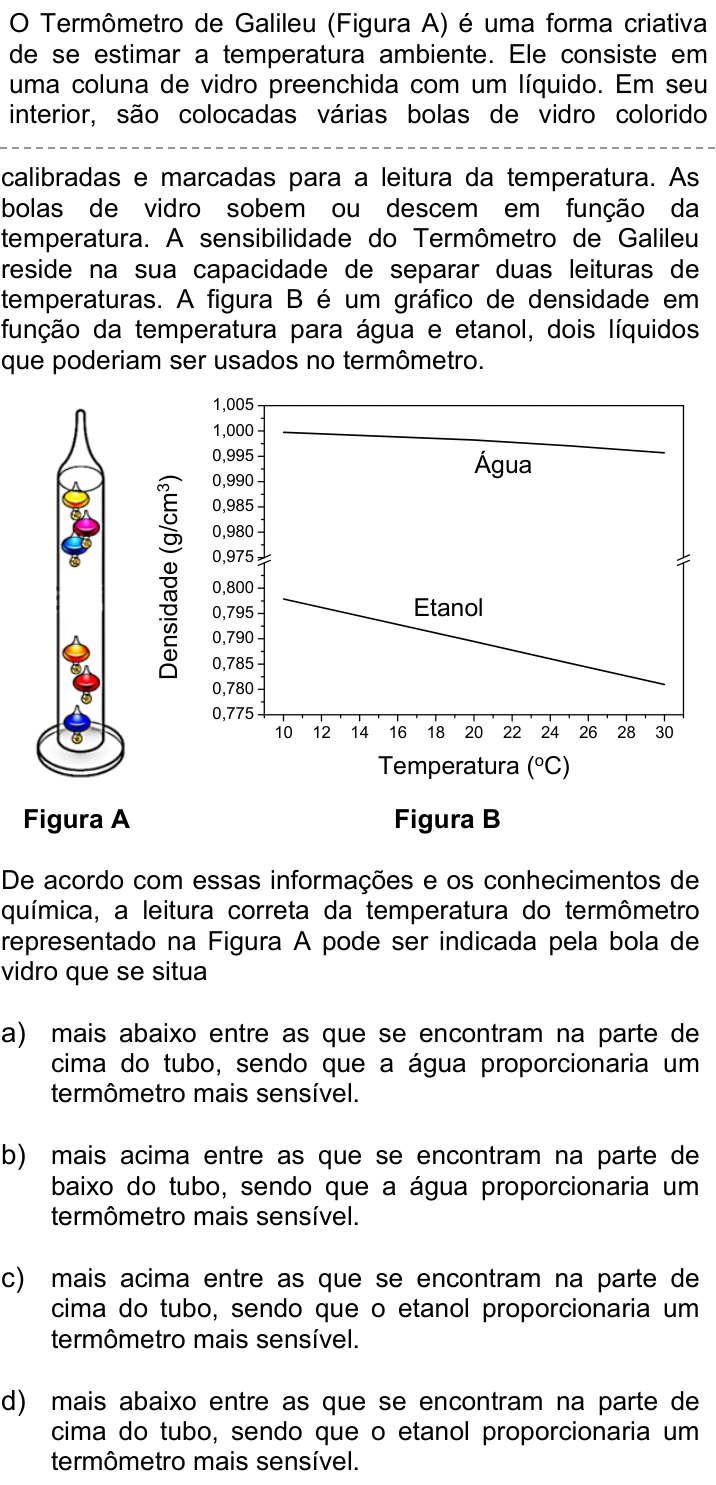 Questão 47 no caderno Q da UNICAMP 2020