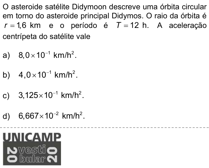 Questão 73 no caderno Q da UNICAMP 2020