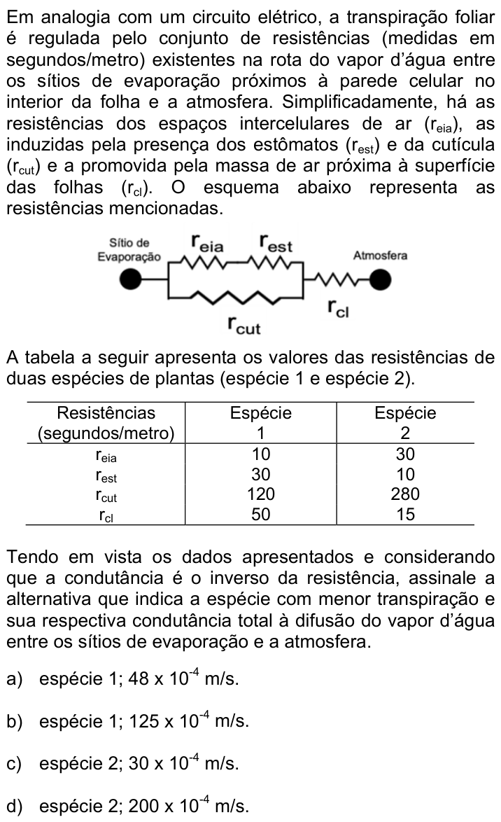 Questão 79 no caderno Q da UNICAMP 2020