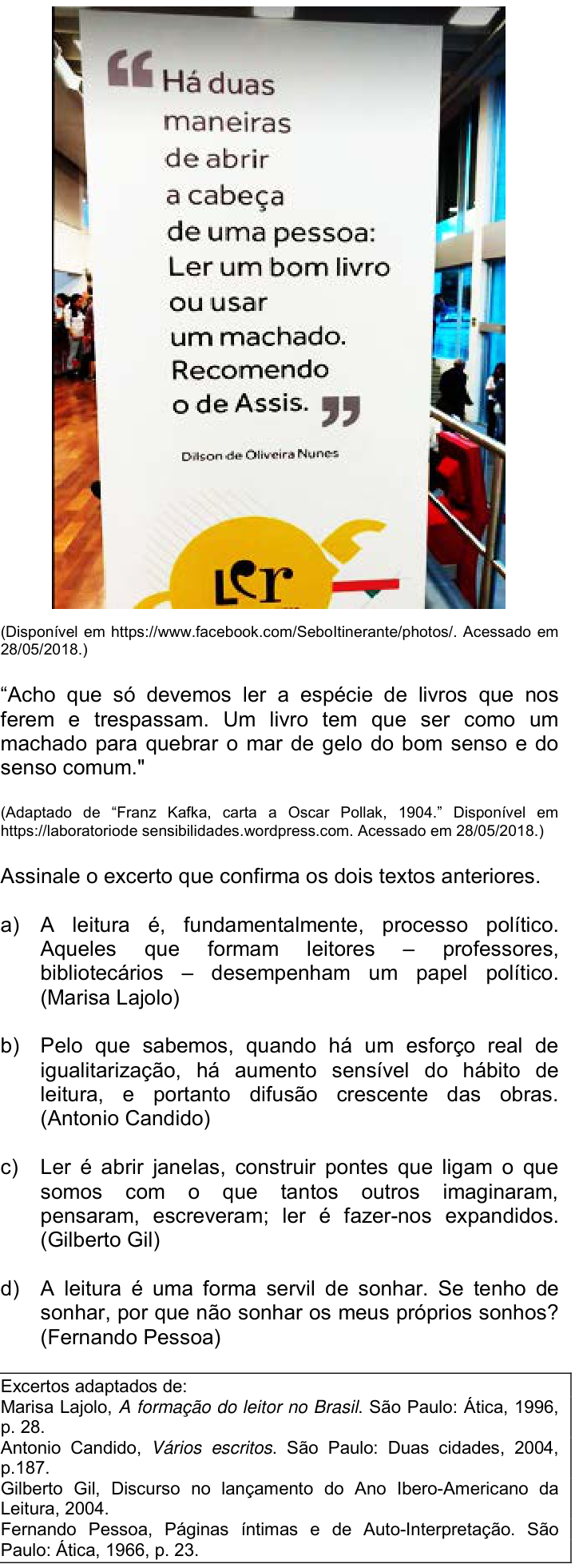 Questão 1 no caderno Q da UNICAMP 2019