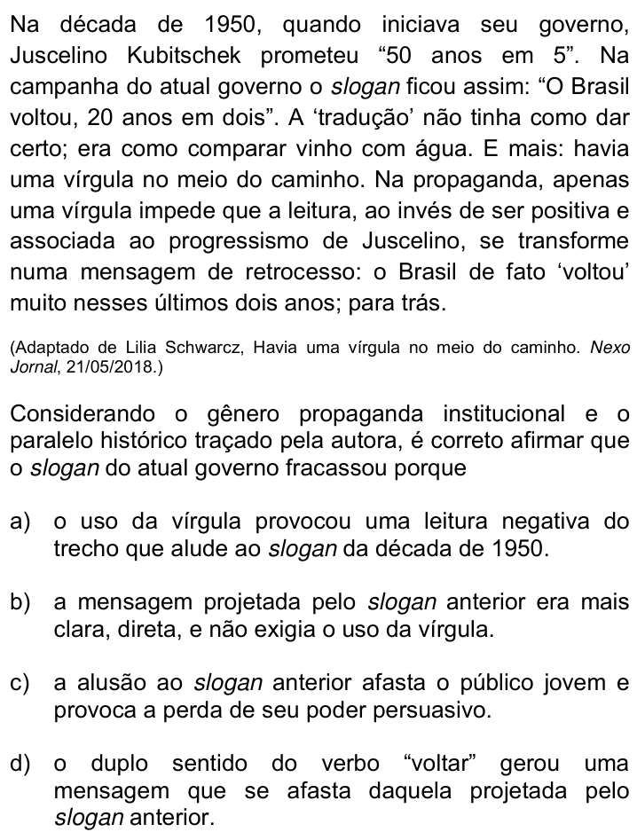Questão 3 no caderno Q da UNICAMP 2019