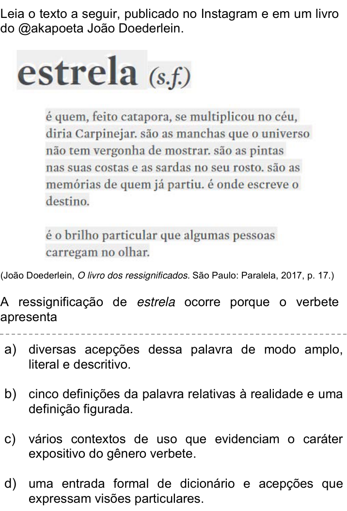 Questão 5 no caderno Q da UNICAMP 2019