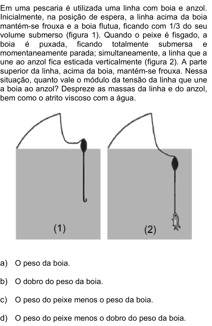 Questão 39 no caderno Q da UNICAMP 2019