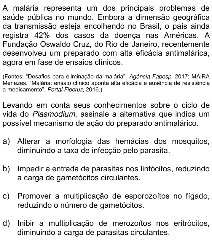Questão 54 no caderno Q da UNICAMP 2019