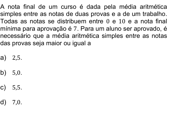 Questão 60 no caderno Q da UNICAMP 2019