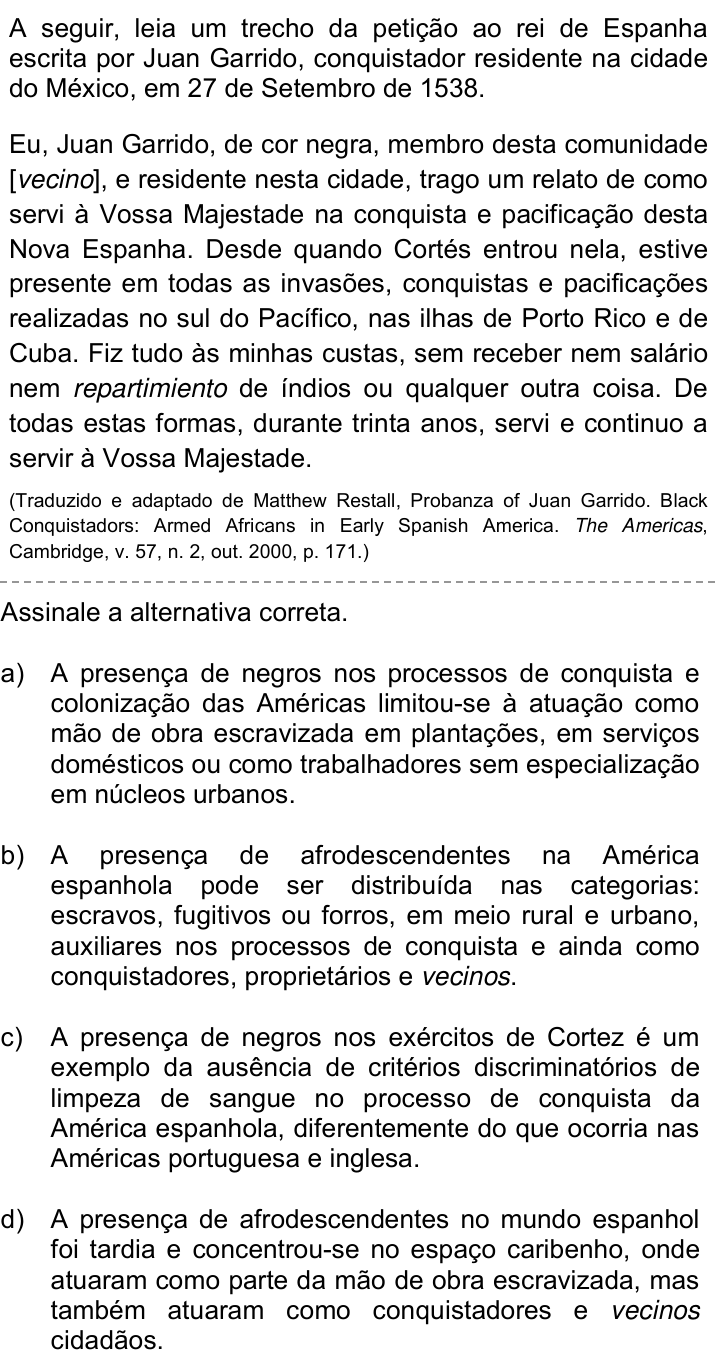 Questão 74 no caderno Q da UNICAMP 2019