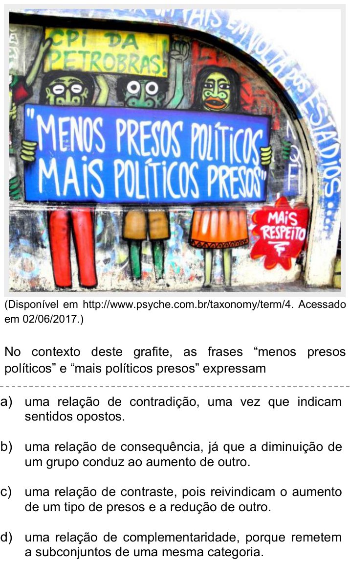 Questão 3 no caderno Q da UNICAMP 2018