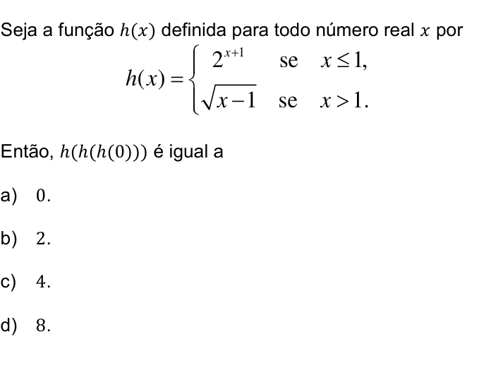 Questão 20 no caderno Q da UNICAMP 2018