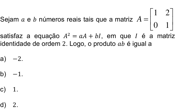 Questão 25 no caderno Q da UNICAMP 2018