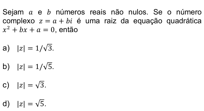 Questão 29 no caderno Q da UNICAMP 2018