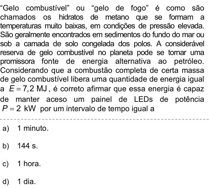 Questão 44 no caderno Q da UNICAMP 2018