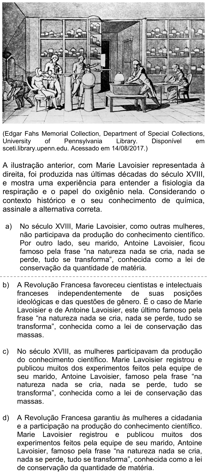 Questão 58 no caderno Q da UNICAMP 2018