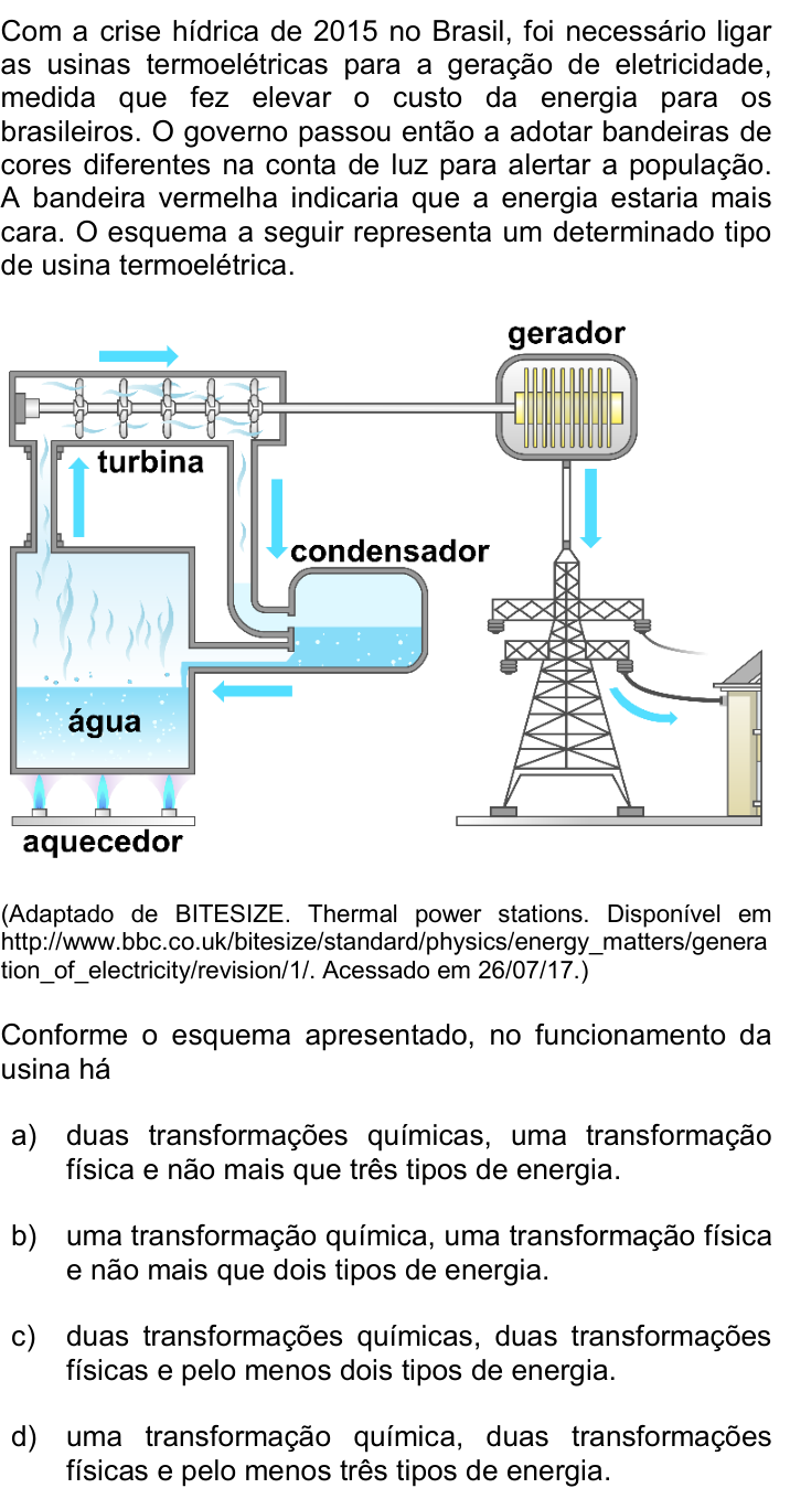 Questão 62 no caderno Q da UNICAMP 2018