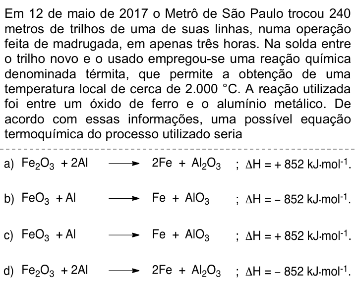 Questão 65 no caderno Q da UNICAMP 2018