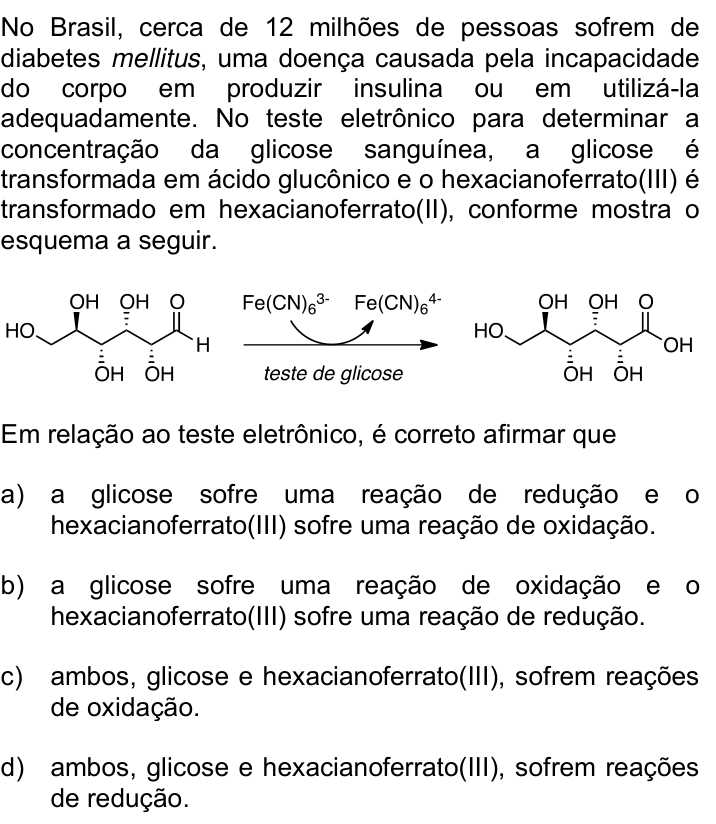 Questão 66 no caderno Q da UNICAMP 2018