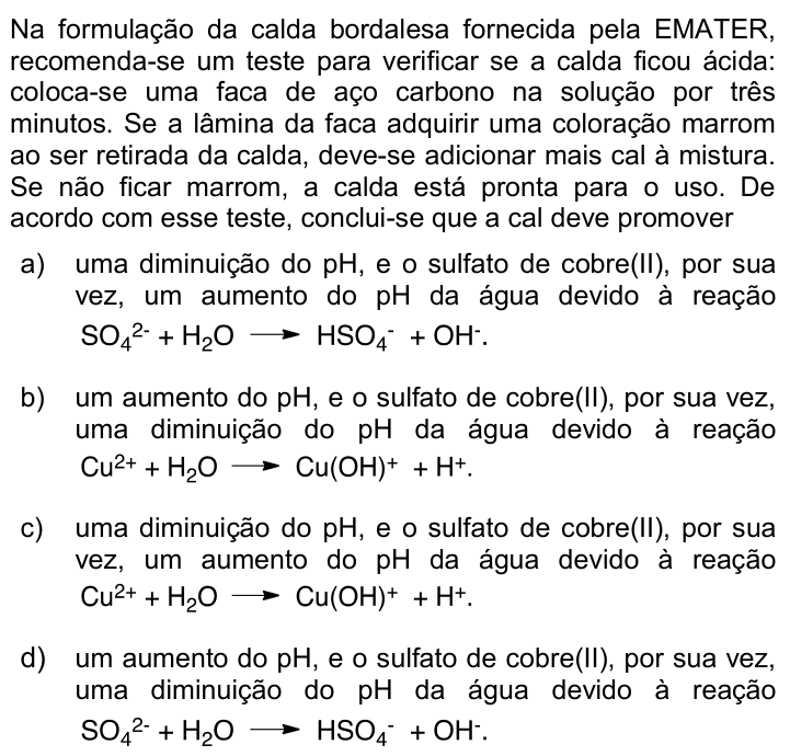 Questão 69 no caderno Q da UNICAMP 2018