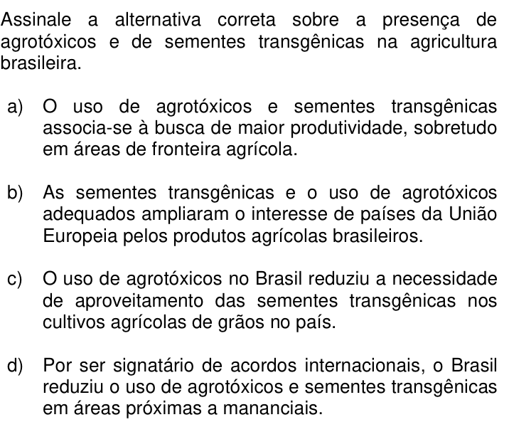 Questão 77 no caderno Q da UNICAMP 2018