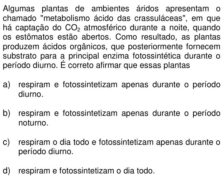 Questão 90 no caderno Q da UNICAMP 2018