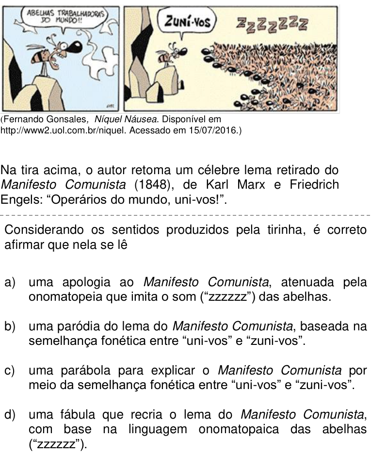 Questão 2 no caderno Q da UNICAMP 2017