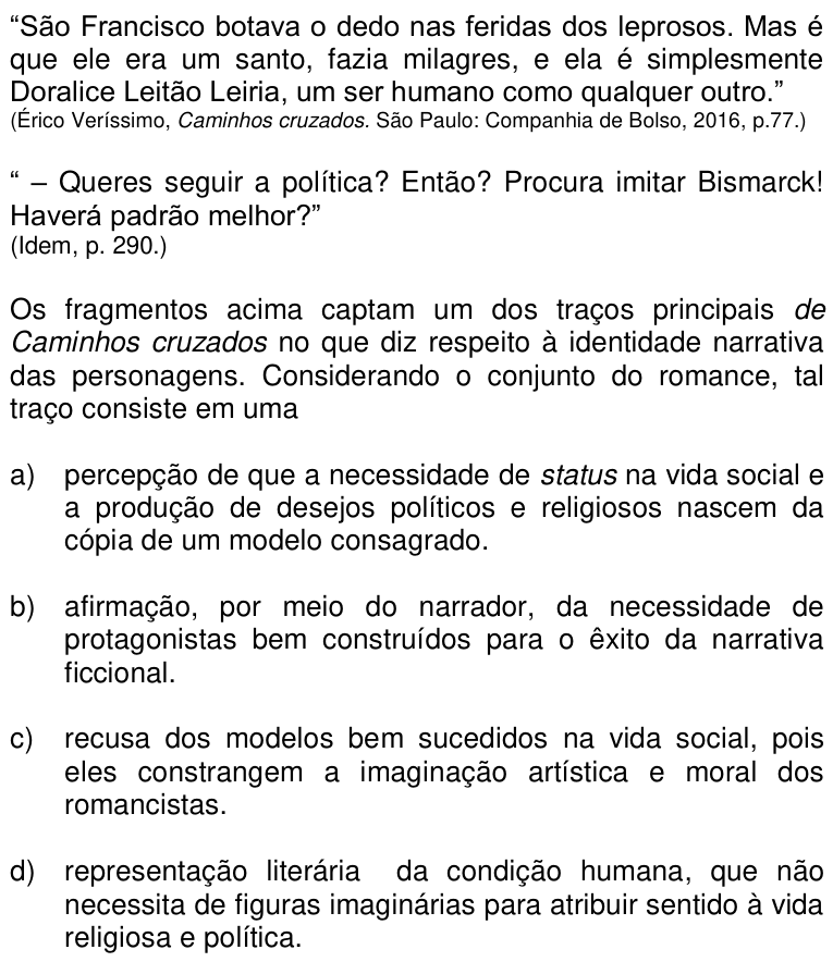 Questão 12 no caderno Q da UNICAMP 2017