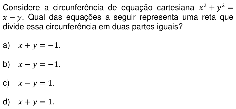 Questão 19 no caderno Q da UNICAMP 2017