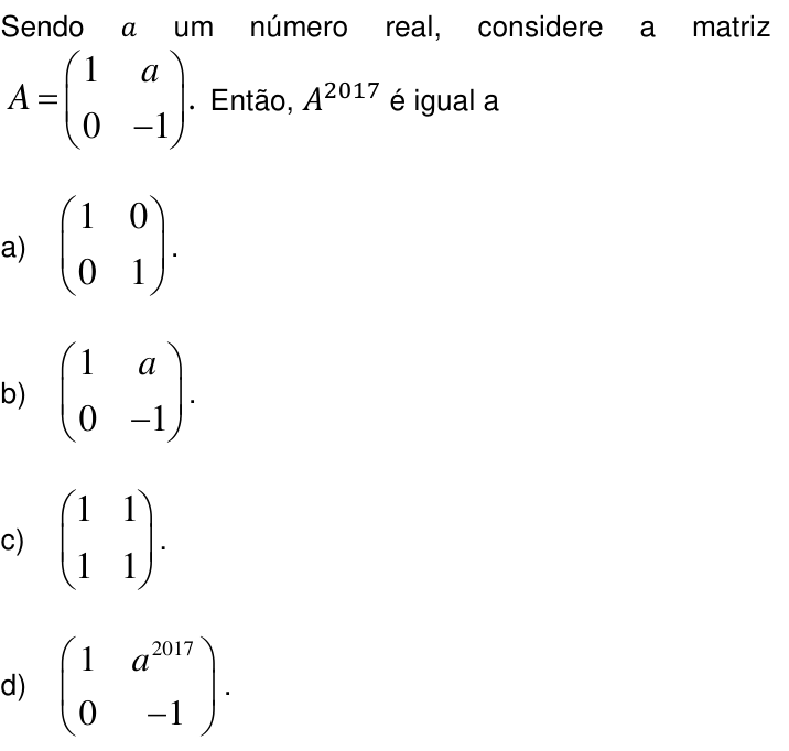 Questão 20 no caderno Q da UNICAMP 2017