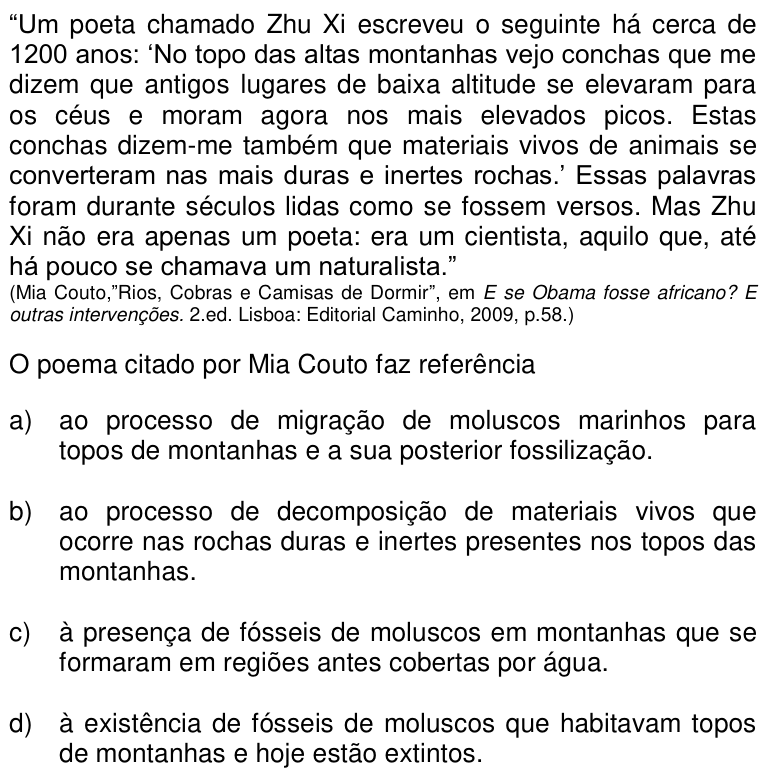 Questão 31 no caderno Q da UNICAMP 2017
