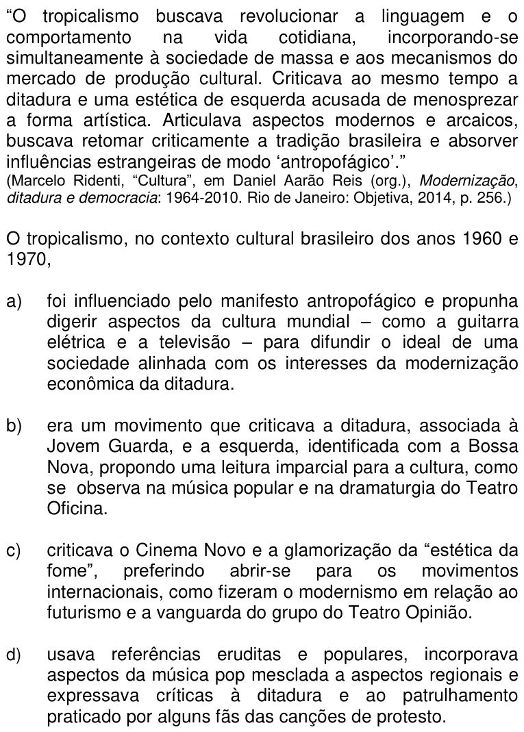 Questão 54 no caderno Q da UNICAMP 2017