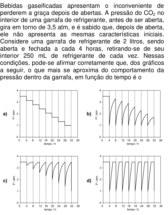 Questão 77 no caderno Q da UNICAMP 2017