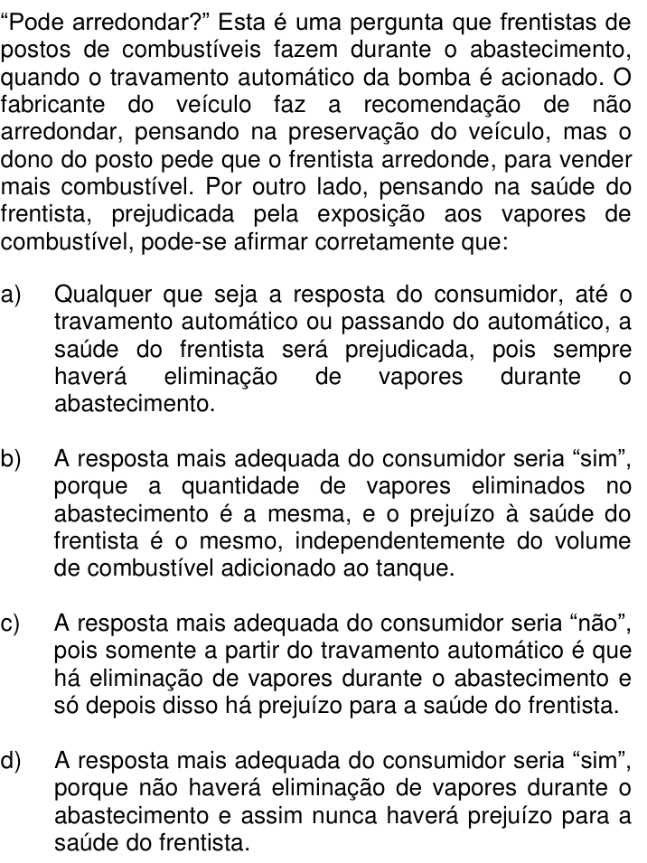 Questão 81 no caderno Q da UNICAMP 2017