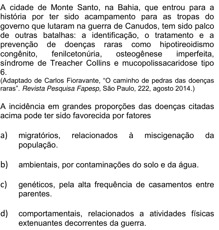 Questão 18 no caderno Q da UNICAMP 2016