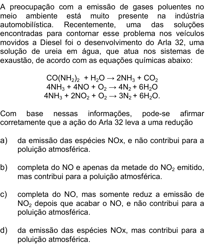 Questão 26 no caderno Q da UNICAMP 2016