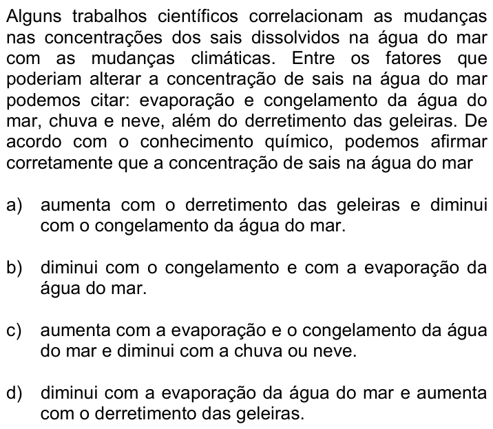 Questão 28 no caderno Q da UNICAMP 2016