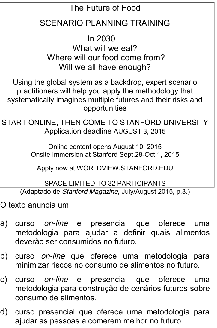 Questão 35 no caderno Q da UNICAMP 2016