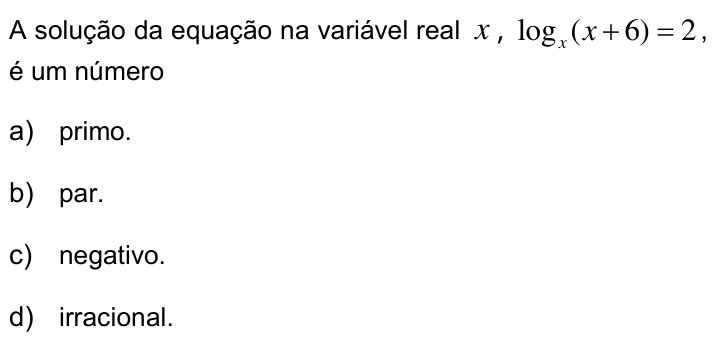 Questão 46 no caderno Q da UNICAMP 2016