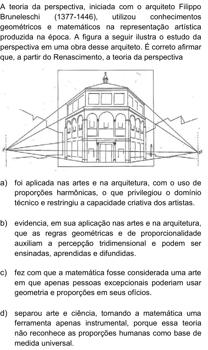 Questão 55 no caderno Q da UNICAMP 2016
