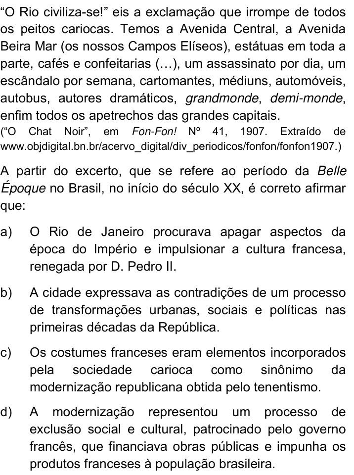 Questão 62 no caderno Q da UNICAMP 2016