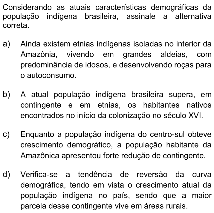Questão 70 no caderno Q da UNICAMP 2016