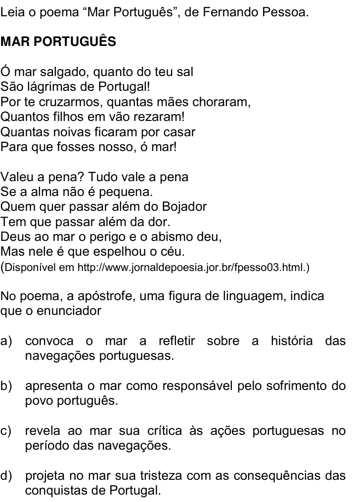 Questão 82 no caderno Q da UNICAMP 2016