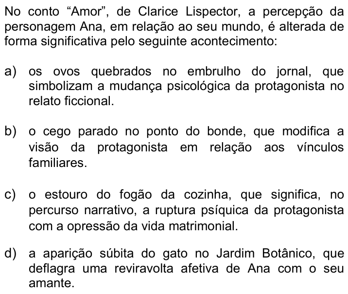 Questão 84 no caderno Q da UNICAMP 2016