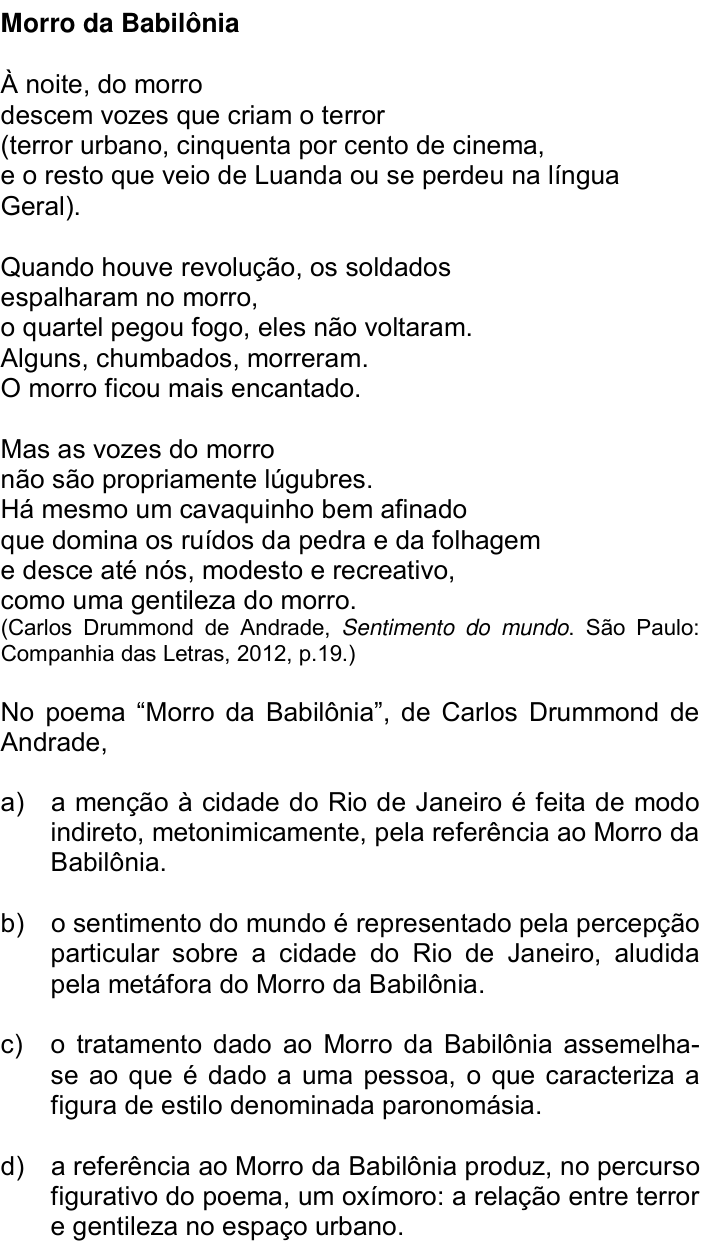 Questão 89 no caderno Q da UNICAMP 2016