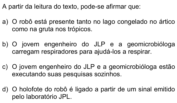 Questão 5 no caderno Q da UNICAMP 2015