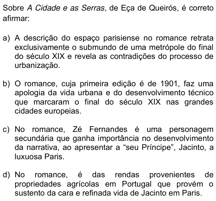 Questão 11 no caderno Q da UNICAMP 2015